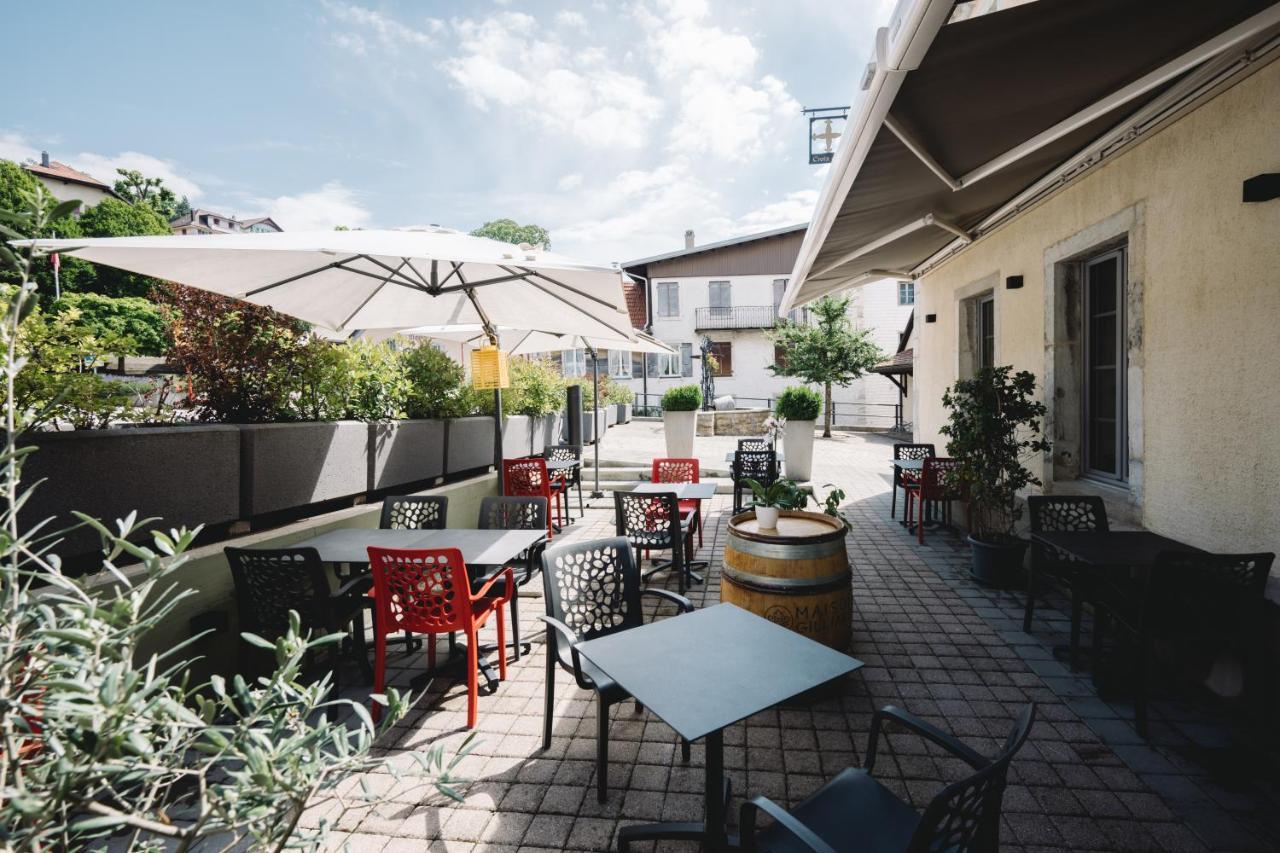 Hotel-Restaurant La Croix D'Or Ballaigues 외부 사진